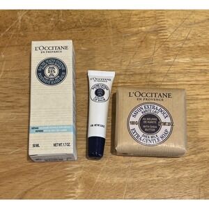 L'Occitane En Provence Shea Milk Extra Gentle Soap Shea Butter Hand Balm Lip Set